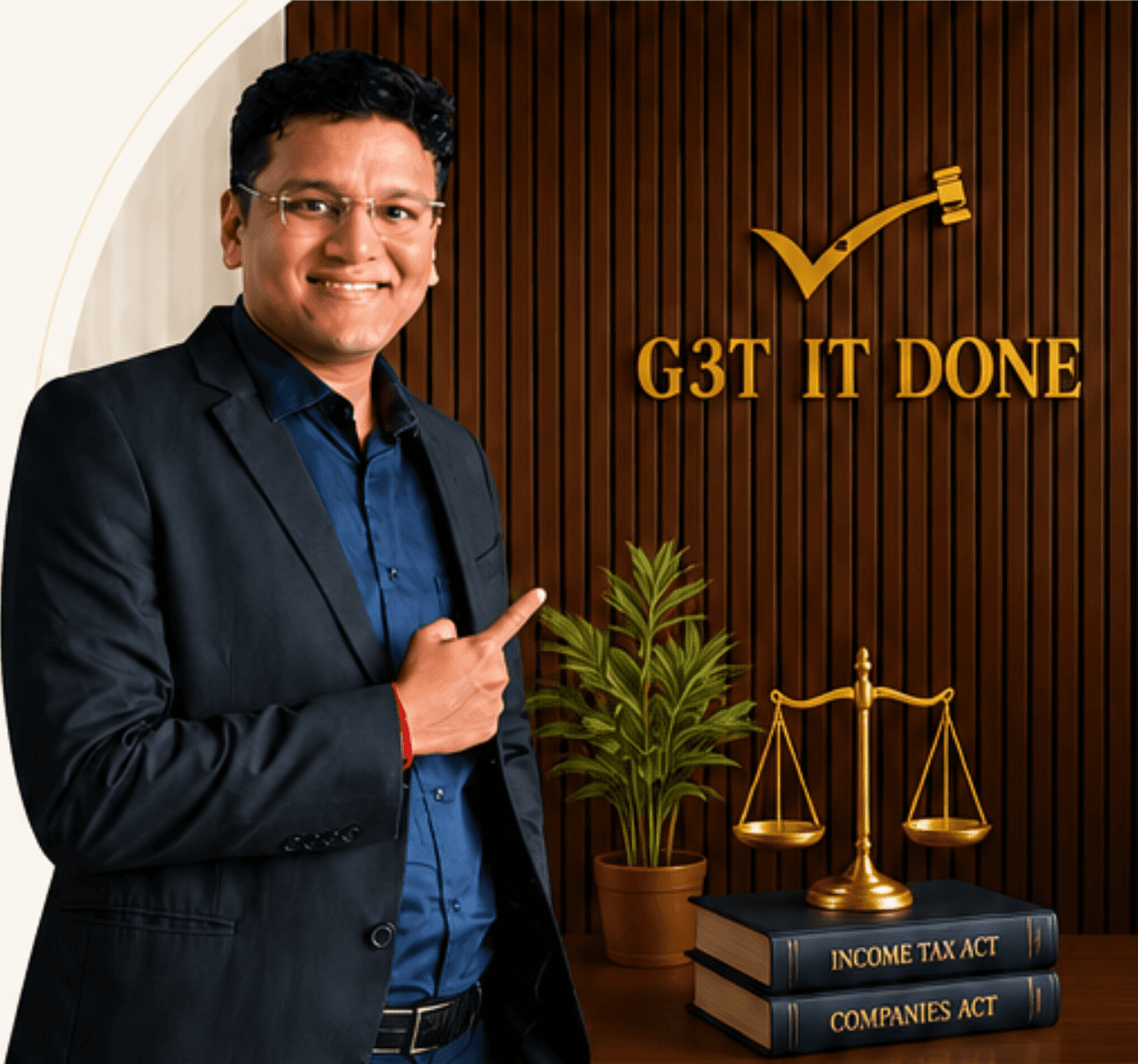 Yogesh Bhandari, founder of Get It Done, in the firm's Mumbai office